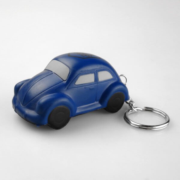 PU Foam Beetle Car Keychain - Image 3