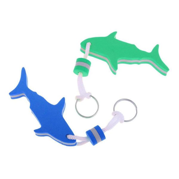 Shark Shaped EVA Floating Keychain - Image 3