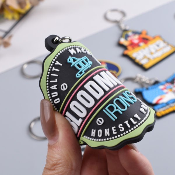 Multicolor Soft Pvc Keychain - Image 3