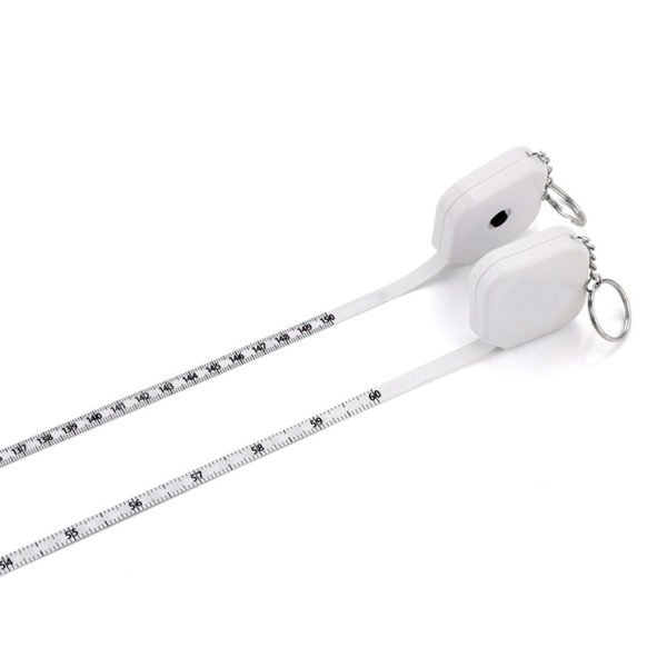 Rectangle 5ft Tape Measurer with Keychain - Image 3