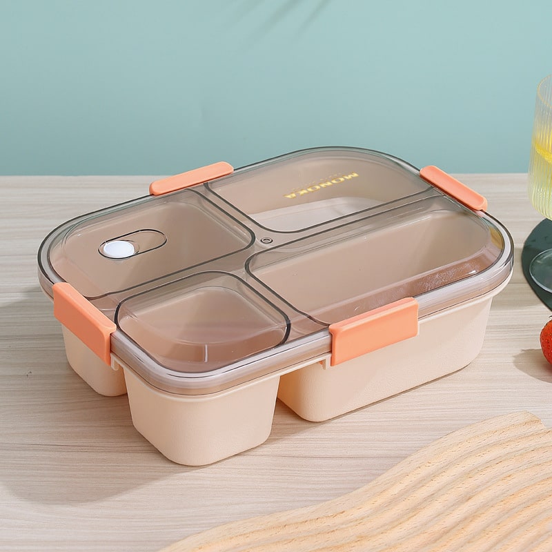 Microwaveable Four Compartments Lunch Box - 图片 3