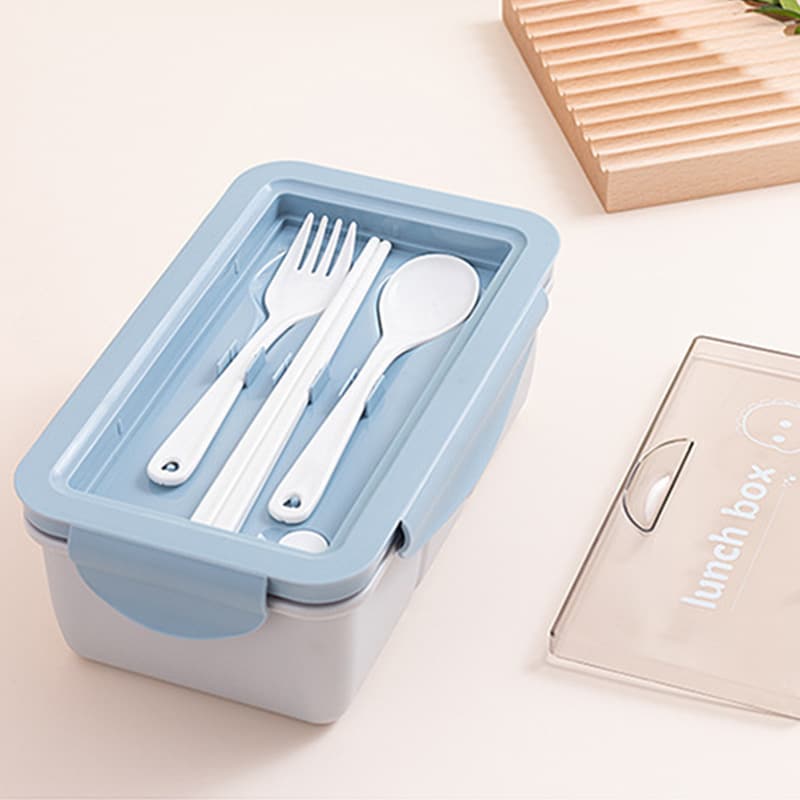 Custom Lunch Box with Dinnerware Compartment - 图片 3