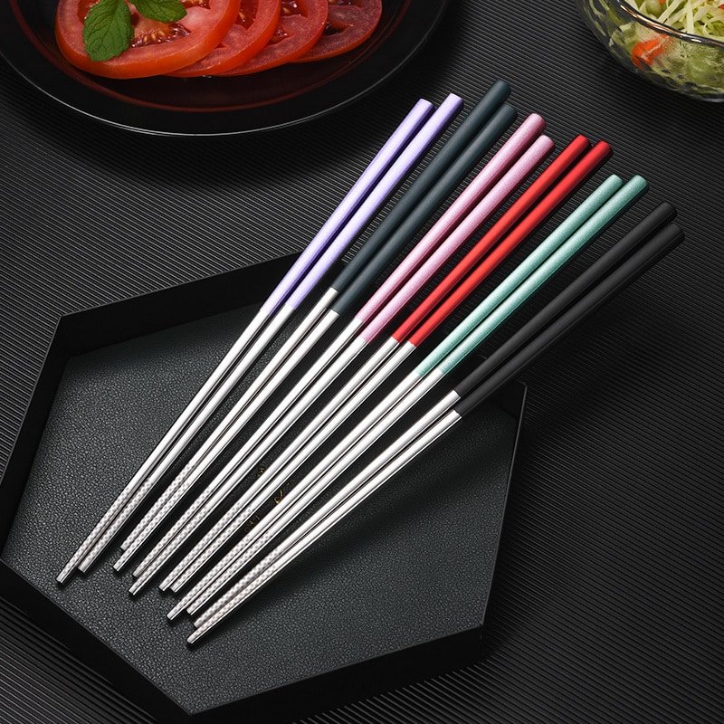 Stainless Steel Portable Chopsticks - 图片 3