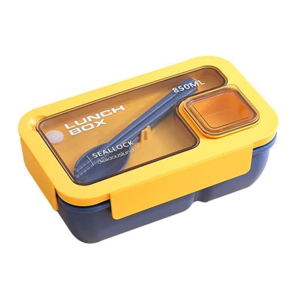 Popular Compartments Plasric Lunch Box - 图片 3