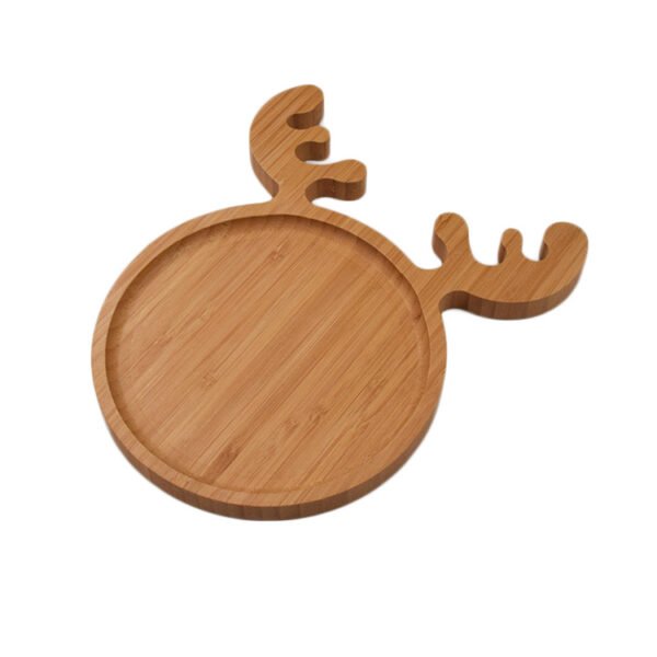 Reindeer Shaped Bamboo Tray - 图片 3