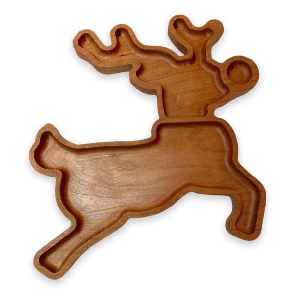 Reindeer Shaped Wooden Tray - 图片 3