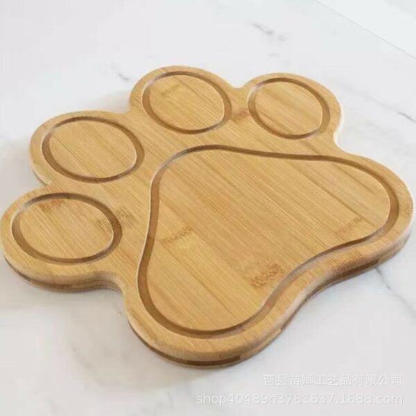 Claw Shaped Bamboo Tray - 图片 3