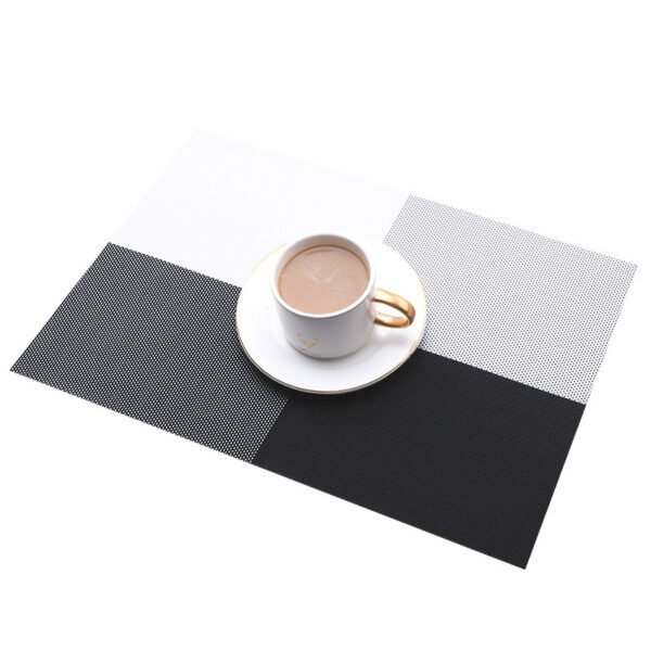 Customized PVC Checked Pattern Insulated Placemat - 图片 3