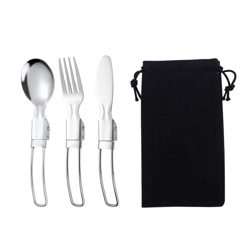Portable Folding Camping Tableware Set - 图片 3
