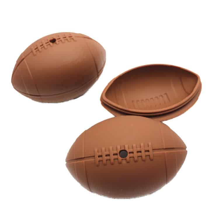 Silicone Football Shaped Ice Ball Mold - Image 3