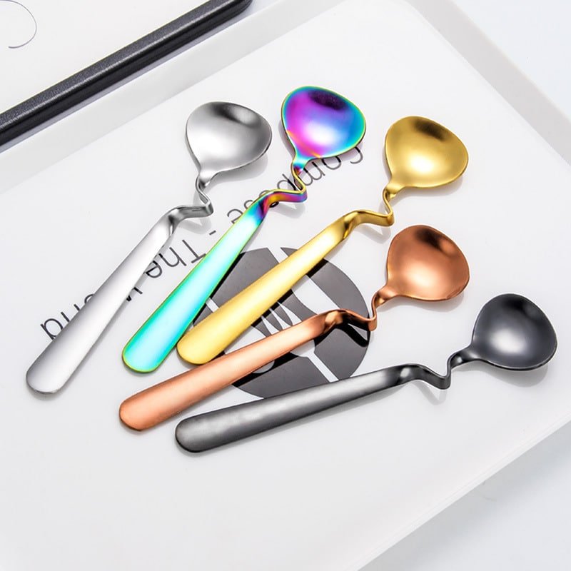 New Creative Stainless Steel Coffee Spoon - Image 3