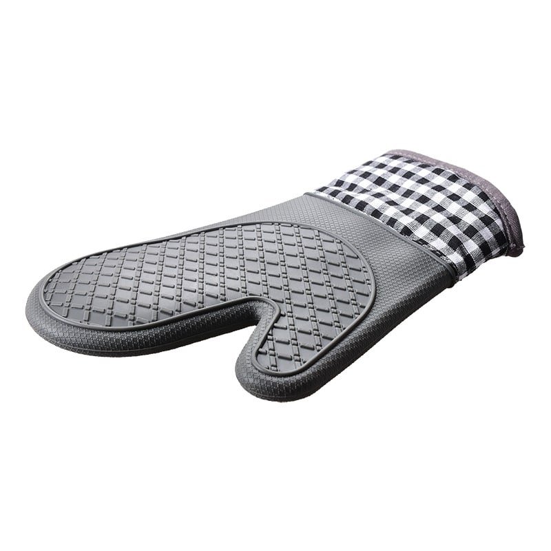 Silicone Oven Mitt With Lattice Sleeve - Image 3