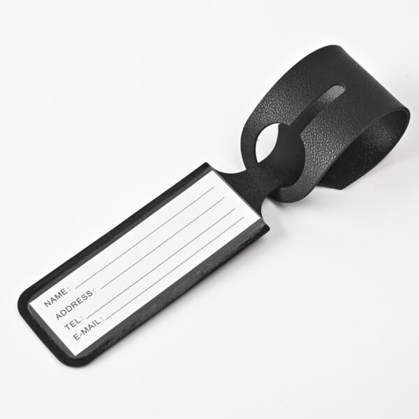 Portable PU Leather Customized Strip Luggage Tag - Image 3