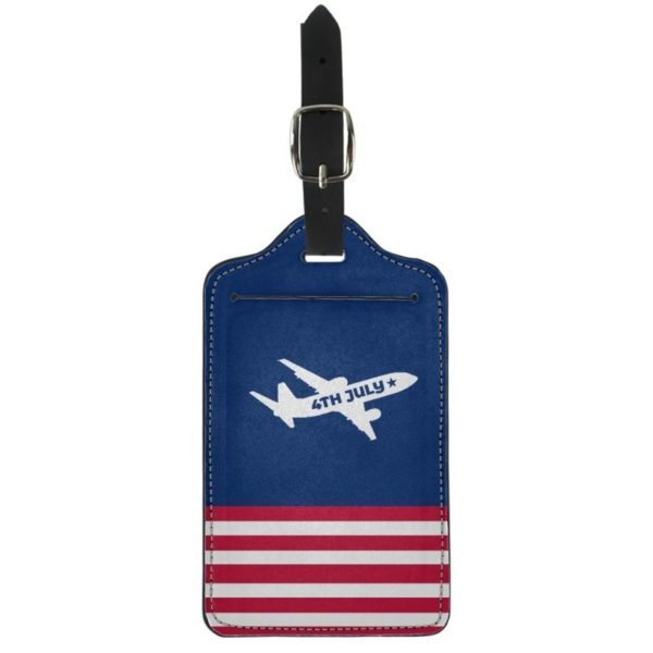 PU USA Logo Luggage Tag - Customizable - Image 3