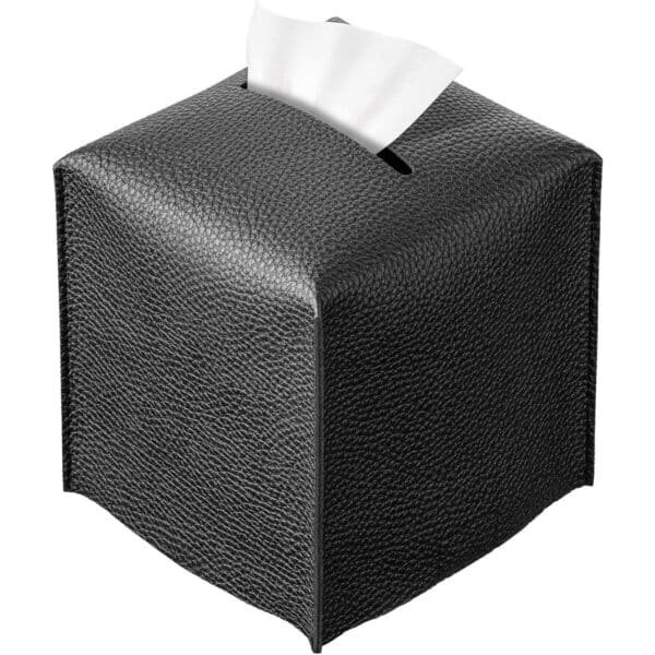 Modern PU Leather Tissue Box Holder - 图片 3