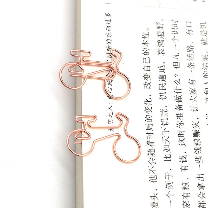 Electroplating Bicycle Shaped Metal Paperclips - Image 3