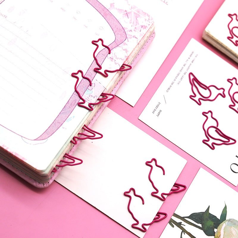 Hen Shaped Metal Paperclips - Image 3
