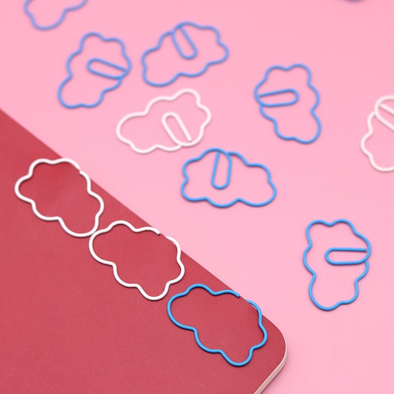 Cute Cloud Shaped Paperclips - Image 3
