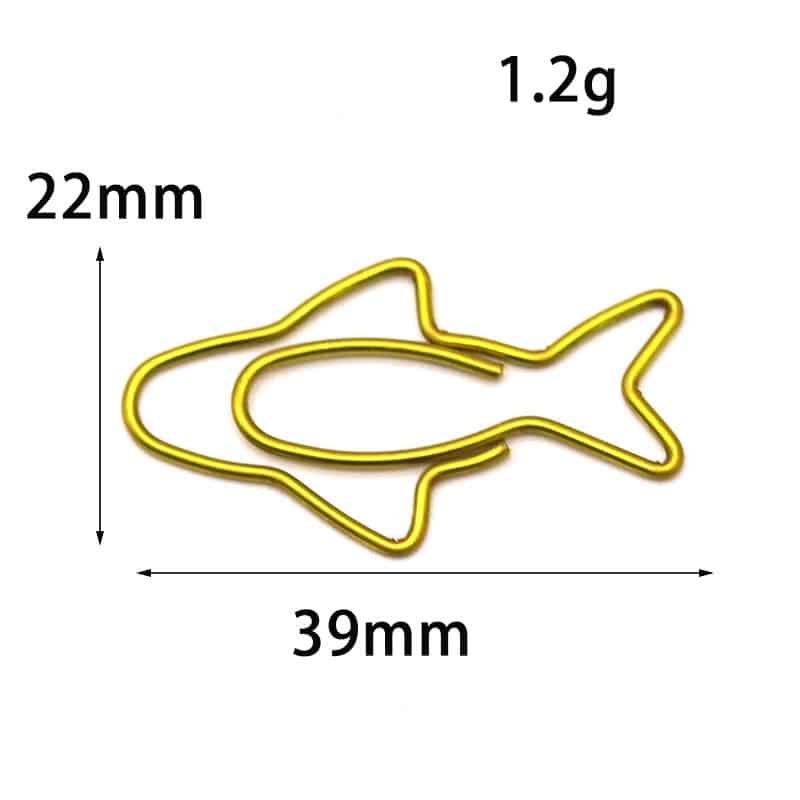 Shark Shaped Metal Paperclips - Image 3