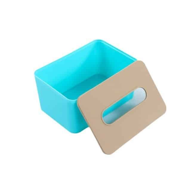 Solid Color PP Plastic Storage Napkin Box - 图片 3