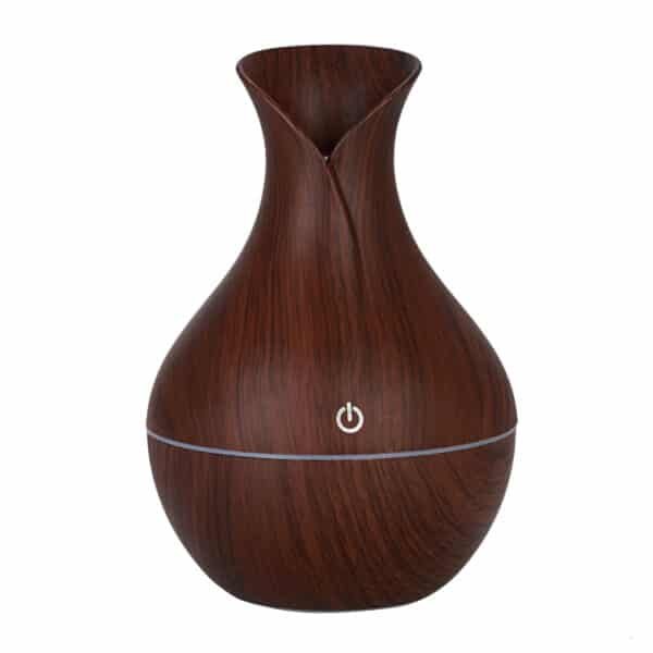 PVC Wood Grain LED Silent Aromatherapy Humidifier - 图片 3