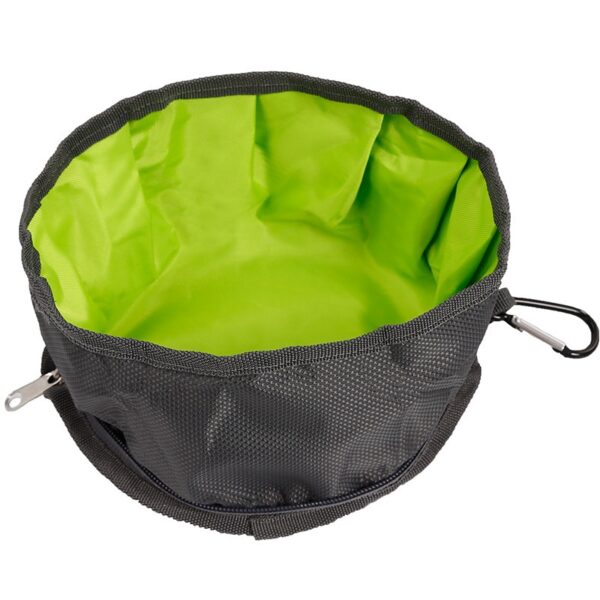 Travel Collapsible Waterproof Nylon Pet Bowl for Food and Water - 图片 3