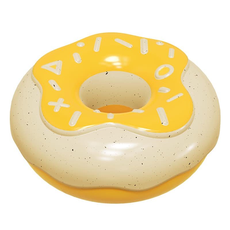 Doughnut TPR Squeaky Dog Toy - 图片 3