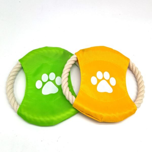 Multicolor Cotton Rope Frisbee - Image 3