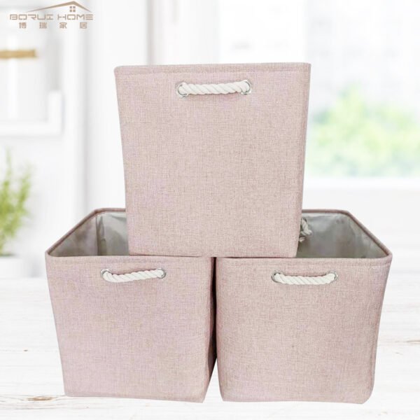 Large Capacity Linen Storage Basket - Image 3