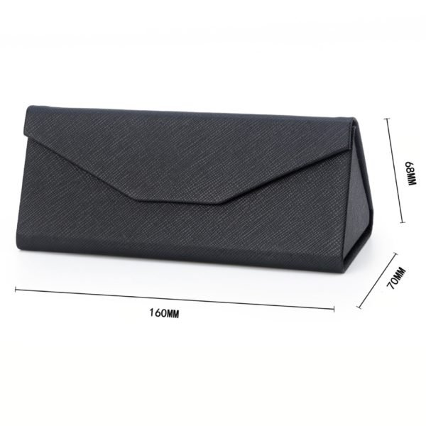 Multicolor Foldable Portable Triangular Glasses Case Sunglasses Box - 图片 3