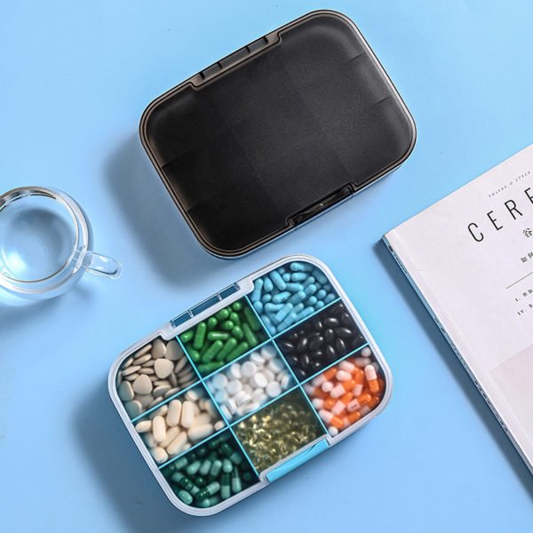 Large Size 9-Compartment Pill Box - Image 3