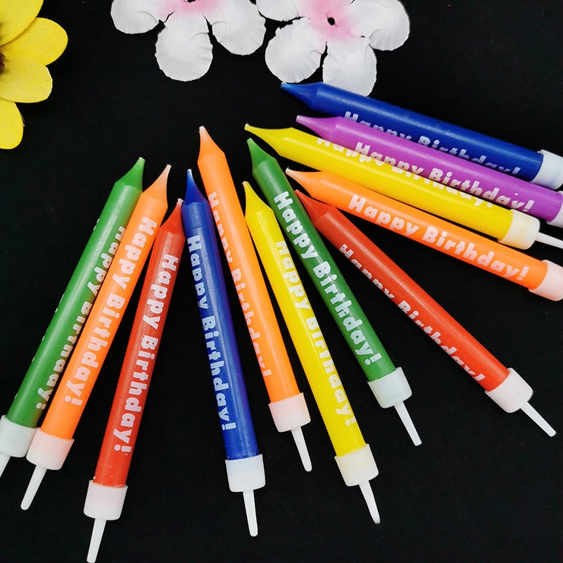 Customizable Light Stick Silk Screen Birthday Candle - 图片 3
