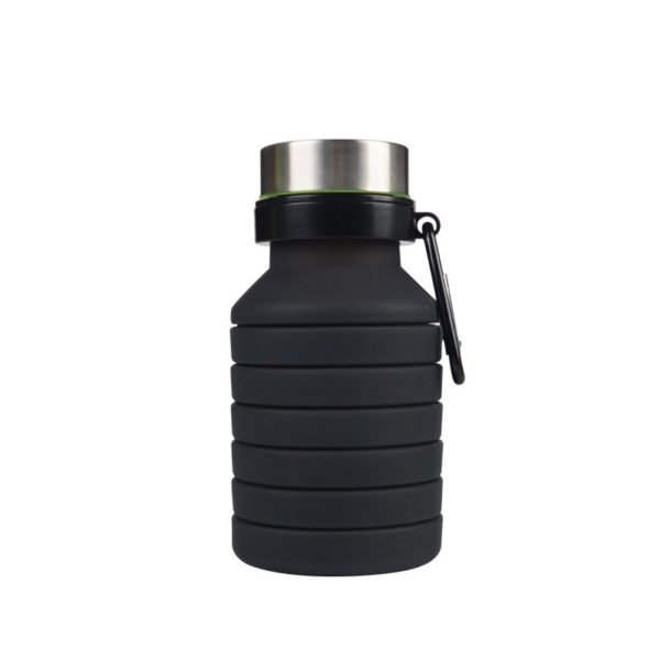 18oz Silicone Portable Travel Water Bottle - Image 3