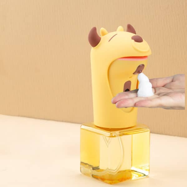 Cartoon Animal Foam Soap Dispenser for Kids - 图片 3