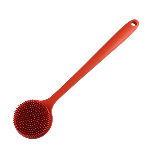 Silicone Body Scrub Brush With Long Handle - 图片 3