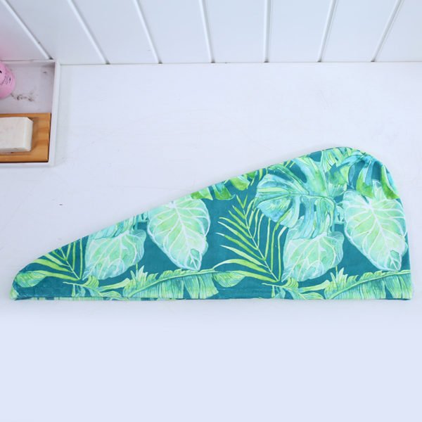 Custom Logo Microfiber Hair Drying Cap - Image 3
