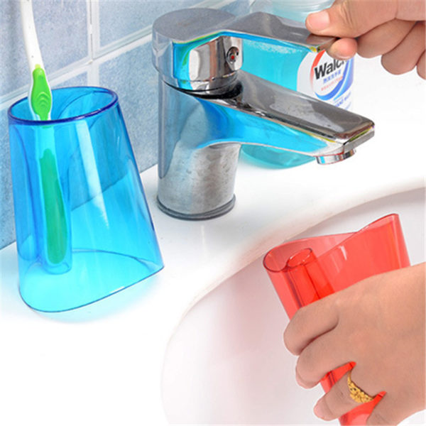 Transparent Toothbrush Cup and Holder - 图片 3