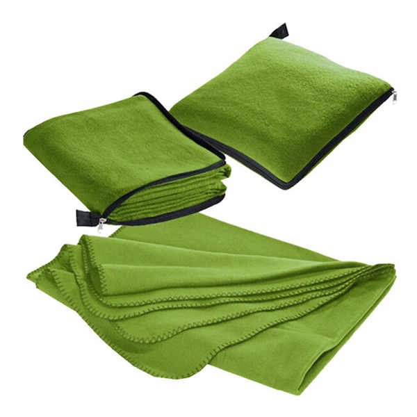 Custom Zip-up Travel Pillow Blanket - 图片 3