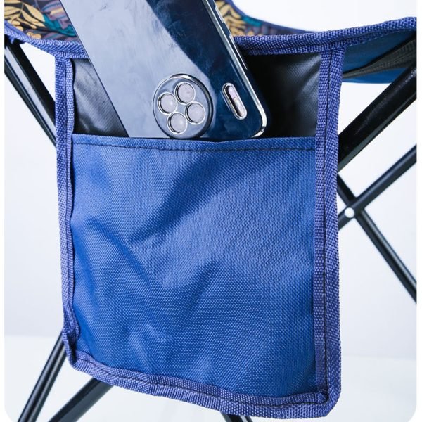 Leaf Pattern Outdoor Sports Folding Chair With Carrying Bag - 图片 3