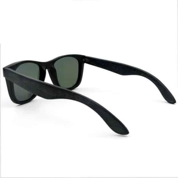 Black Bamboo Wooden UV400 Sunglasses - 图片 3