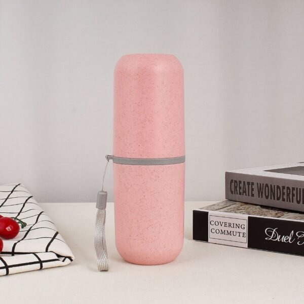Wheat Straw Travel Mouthwash Mug - 图片 3