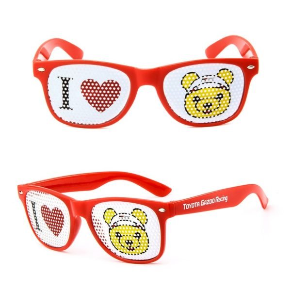 Pinhole Sticker Sunglasses - 图片 3
