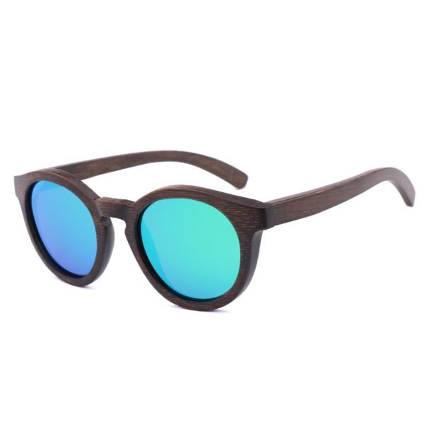 RounSunglassesood Frame - 图片 3