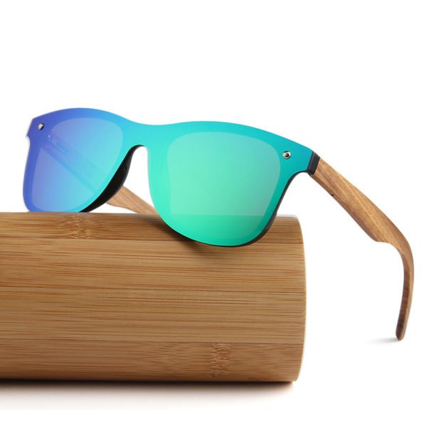Mirrored Rimless Sunglasses - 图片 3