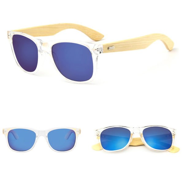 BamboSunglassesith Clear Frame - 图片 3