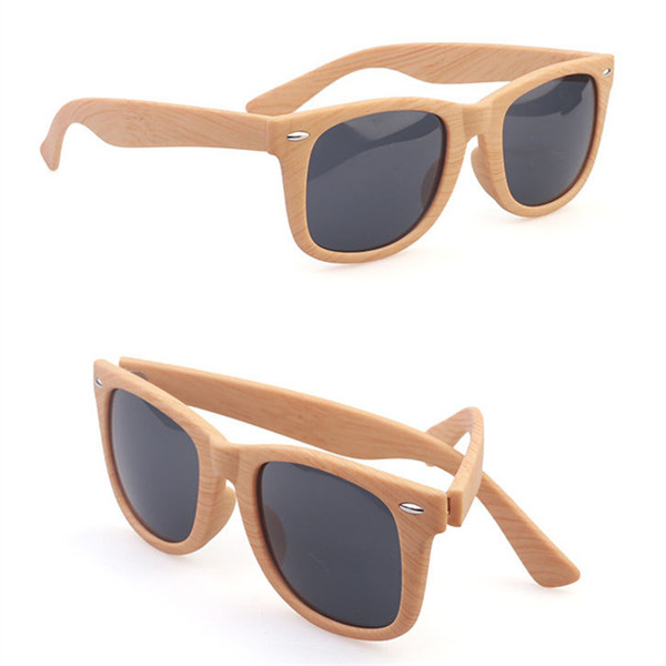 Retro WoodgraiSunglassesamboo Design - 图片 3
