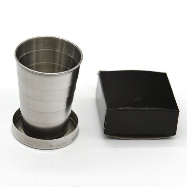 Stainless Steel Foldable Mini Water Bottle - 图片 3