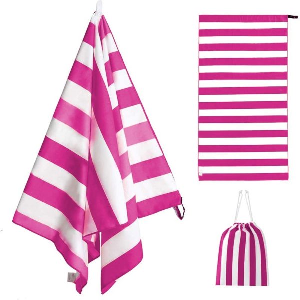 Sand Free Striped Beach Towel - 图片 3