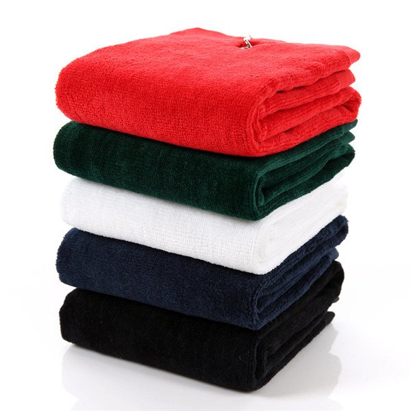 Golf Towel with Metal Grommet & Clip - 图片 3