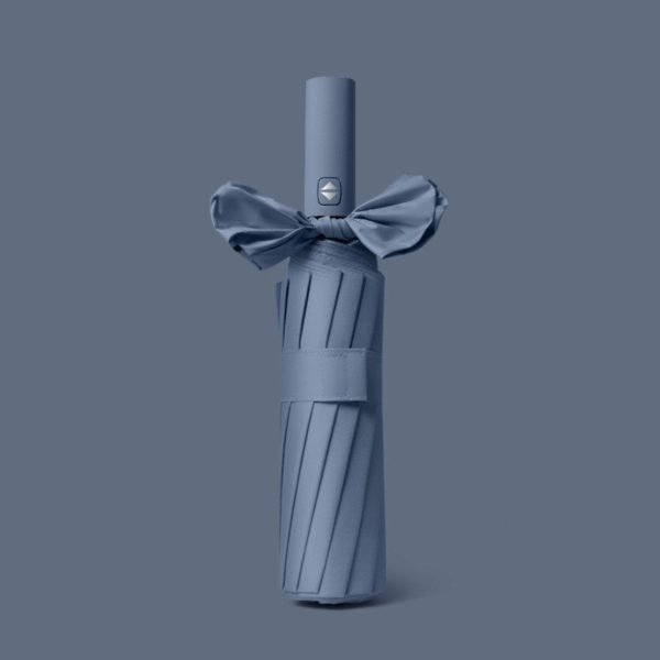 Vinyl 12-bone Automatic Folding Umbrella - Image 3